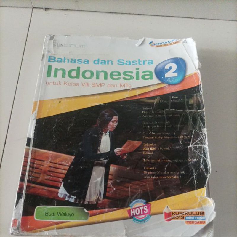 

buku bahasa dan sastra Indonesia penerbit Budi Waluyo kurikulum 2013 edisi revisi terbaru Platinum buku Bahasa Indonesia penerbit Tiga Serangkai pustaka Mandiri Solo bekas coretan sedikit layak pakai halaman lengkap