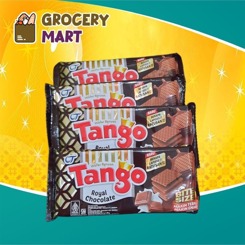 

Tango Wafer Royal Chocolate 39gr 1pack Isi 10pcs