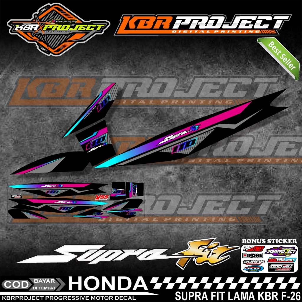 SUPRA FIT LAMA STIKER STRIPING PREMIUM MOTOR PREMIUM KEREN LIS VARIASI SUPRA FIT LAMA STIKER MOTOR H