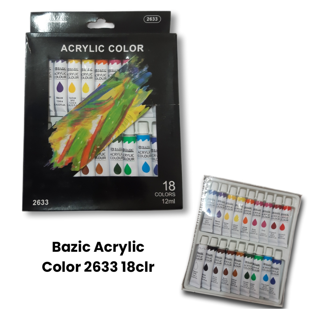 Cat Air Akrilik Acrylic Color 18 warna @ 12 ml