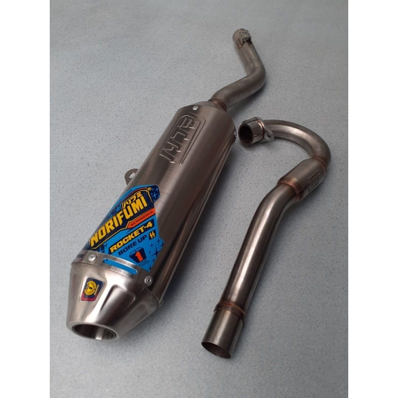 Knalpot Rocket 4 Bore up CRF 150 original