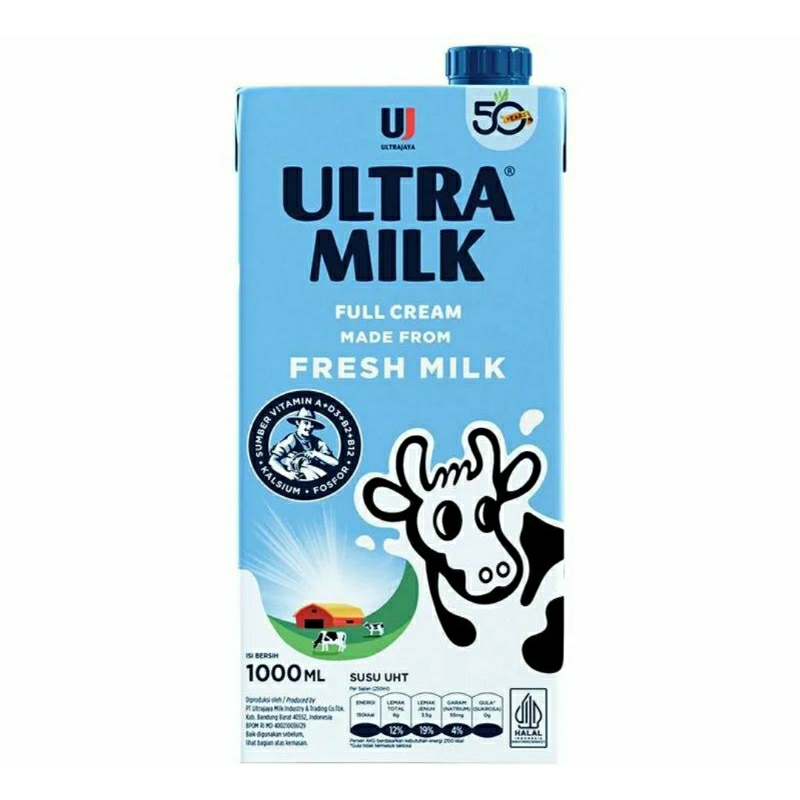 

ULTRA MILK susu UHT 1000 Ml/ 1 Liter