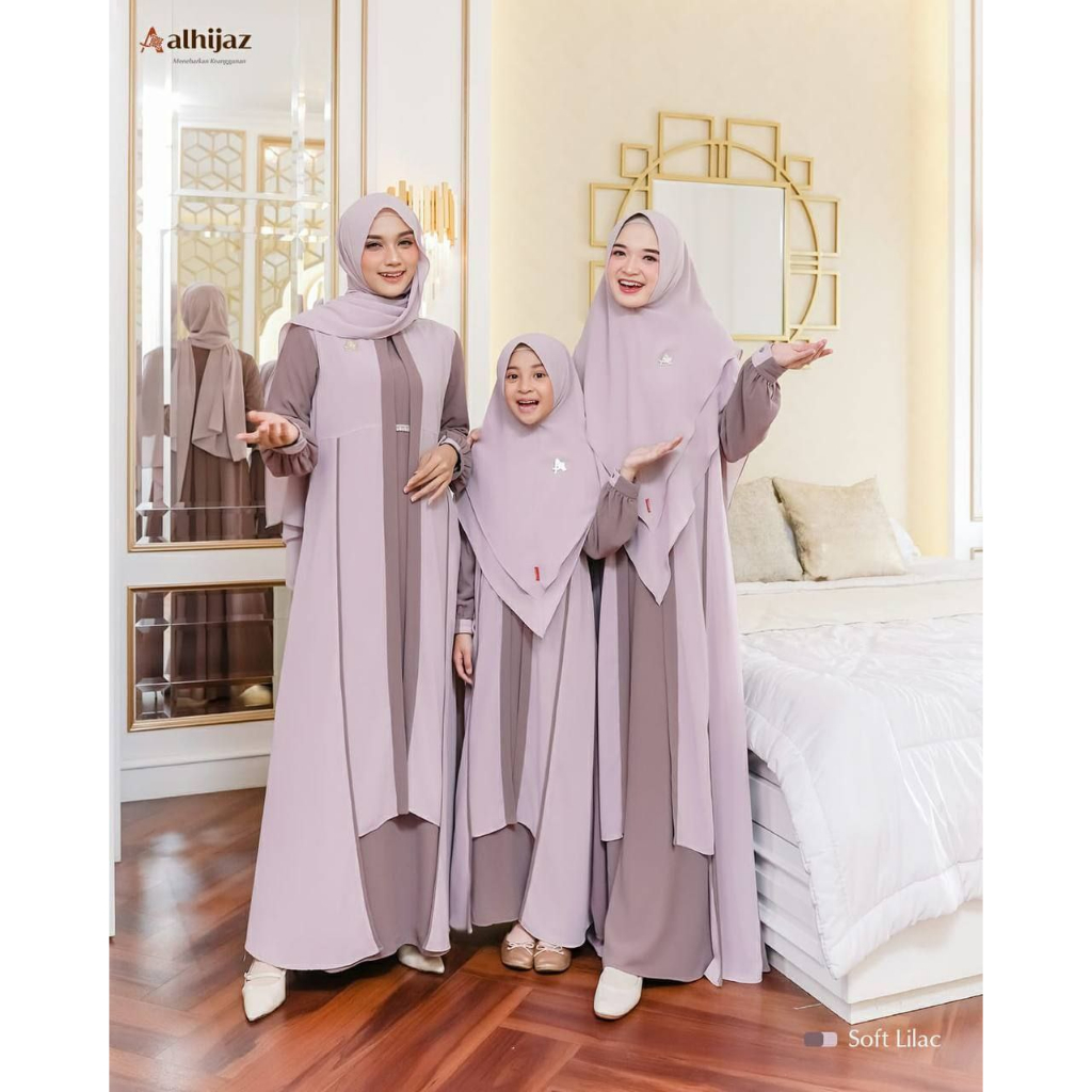 GAMIS SARIMBIT HANNAH SERIES BY ALHIJAZ - DRESS ONLY