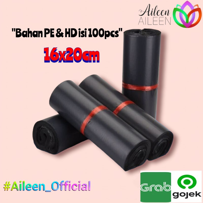 

Plastik Polymailer HD PE 16x20 isi (100pcs) Plastik Packing