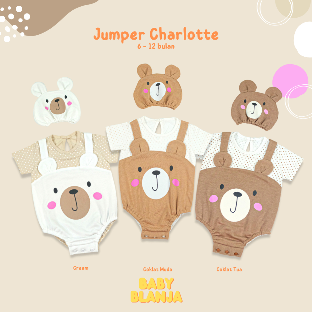 Jumper Bayi Newborn Charlotte Set