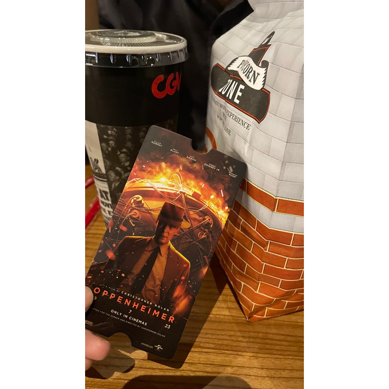 Collectible Tiket Official CGV Oppenheimer