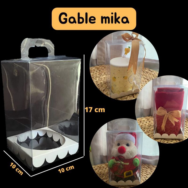 BOX TOPLES TABUNG ISI 1 / KEMASAN JAR PLASTIK / BOX TOPLES COOKIES / BOX HAMPERS / BOX MIKA TOPLES 1