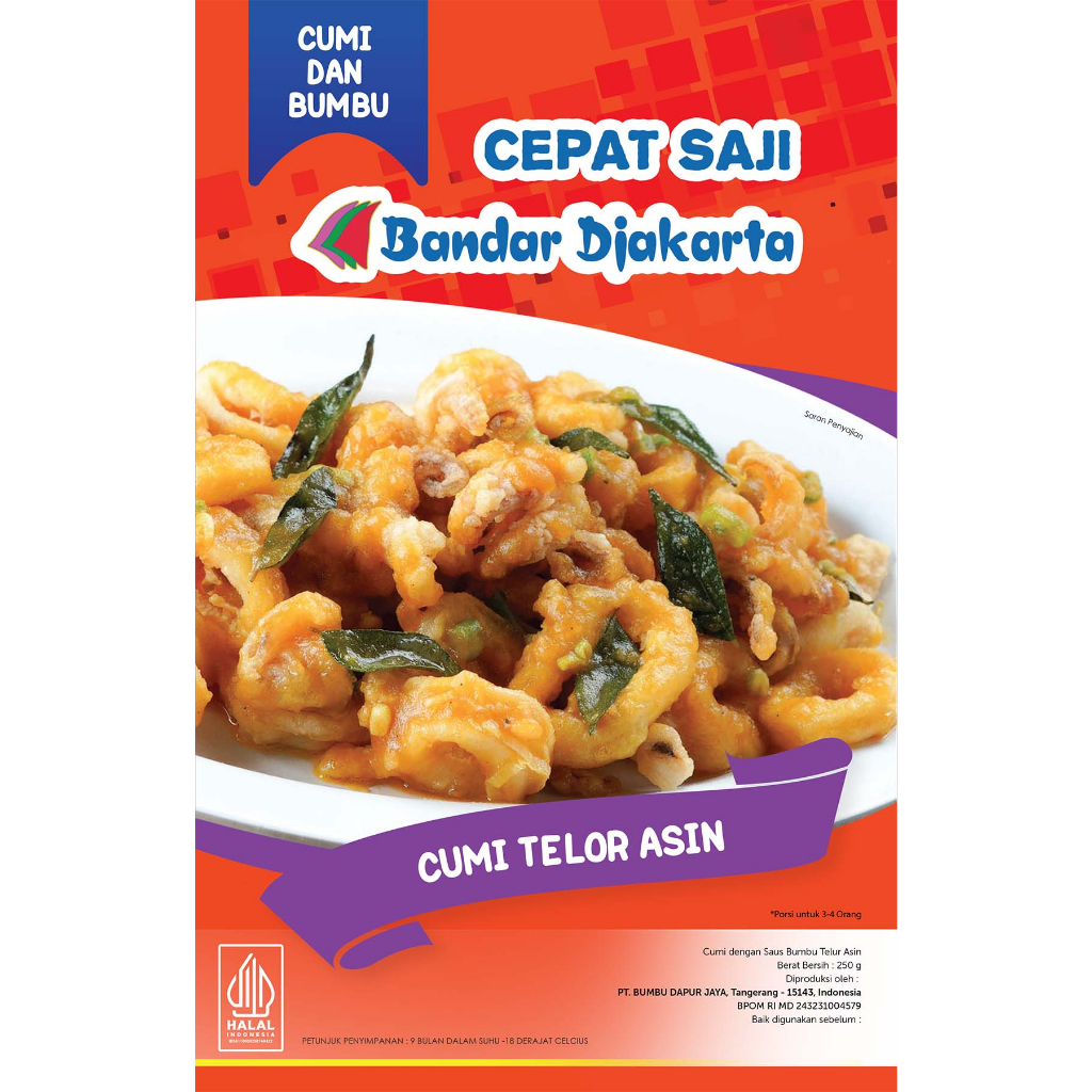 

Cepat Saji Bandar Djakarta - Cumi Telor Asin