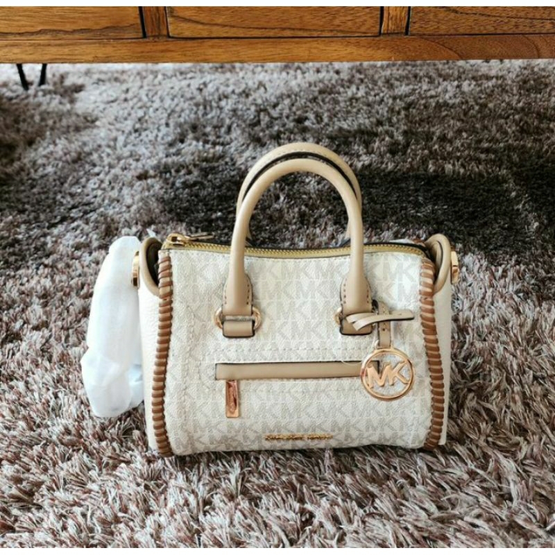 Tas Mk Michael kors carine xs cream multi new original