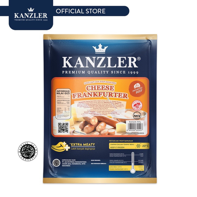 

KANZLER CHEESE FRANKFURTER (HANYA BISA AREA BANDAR LAMPUNG)