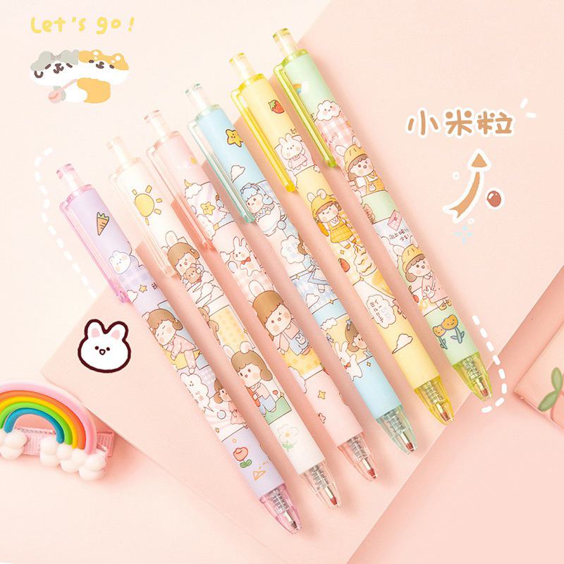 

Gel pen 0.5mm pena karakter lucu