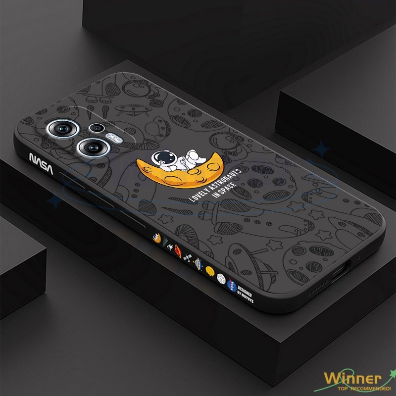 CASE XIAOMI POCO F5 F4 5G X5 Pro X5 SOFT CASE MOTIF NASA SILIKON PRINTING HANDPHONE