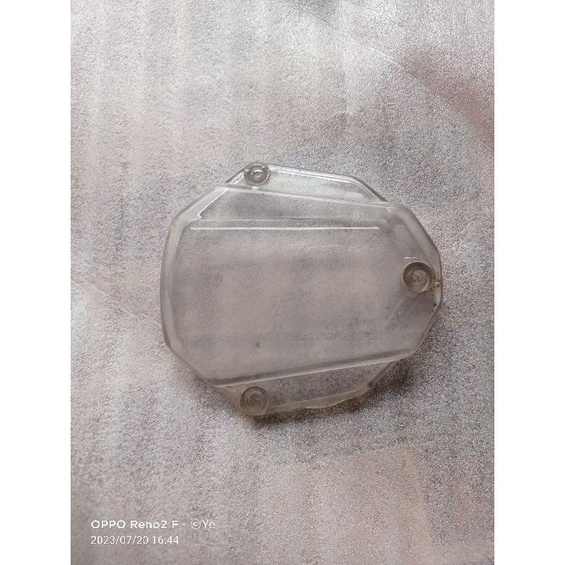 cover tutup pompa oli blok bak kopling kanan rx king bening transparan