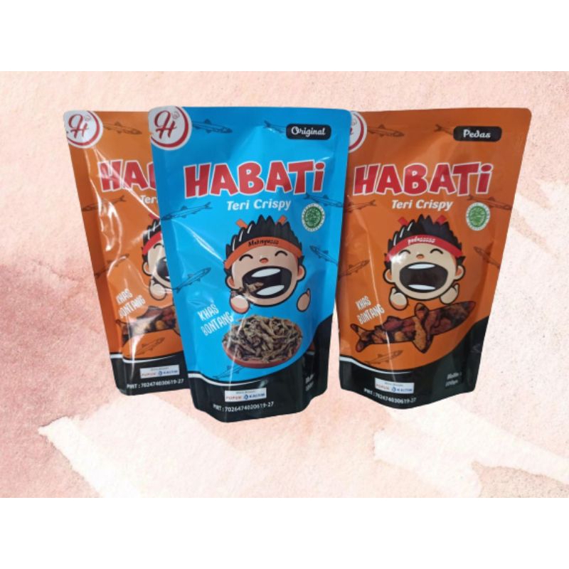 

BEST SELLER HABATI TERI CRISPY KHAS BONTANG ENAK GURIH RENYAH 100gr