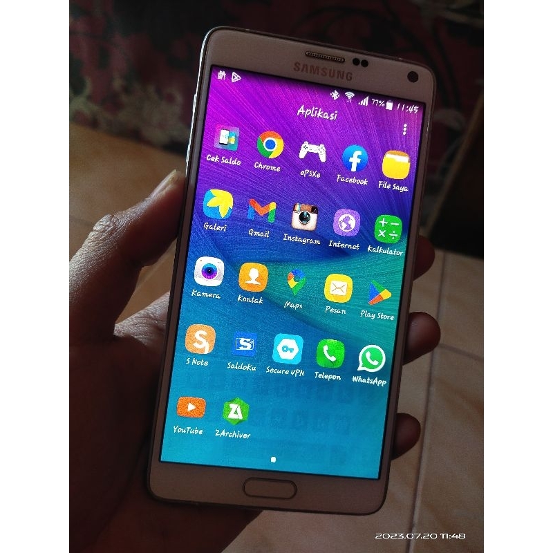 Samsung Note 4 minus