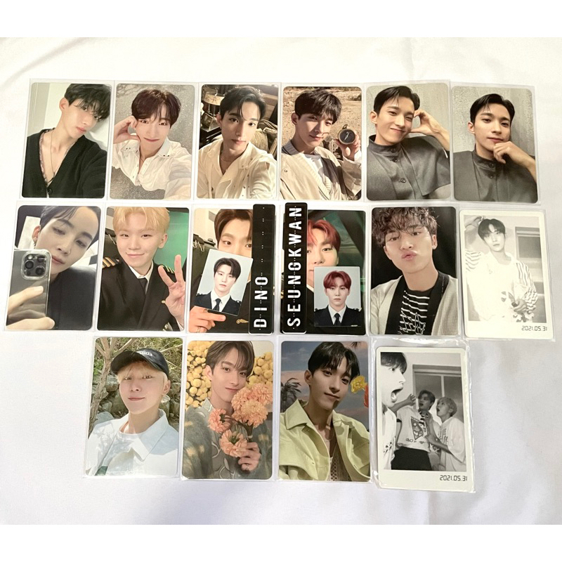 PC PHOTOCARD SEVENTEEN SVT DK FTS CONTROL SECTOR MINGYU JEONGHAN WEVERSE FTS FTS CARVER CEMONG HEART