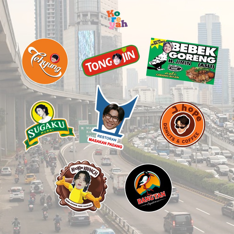 

Stiker Jajan Bangtan