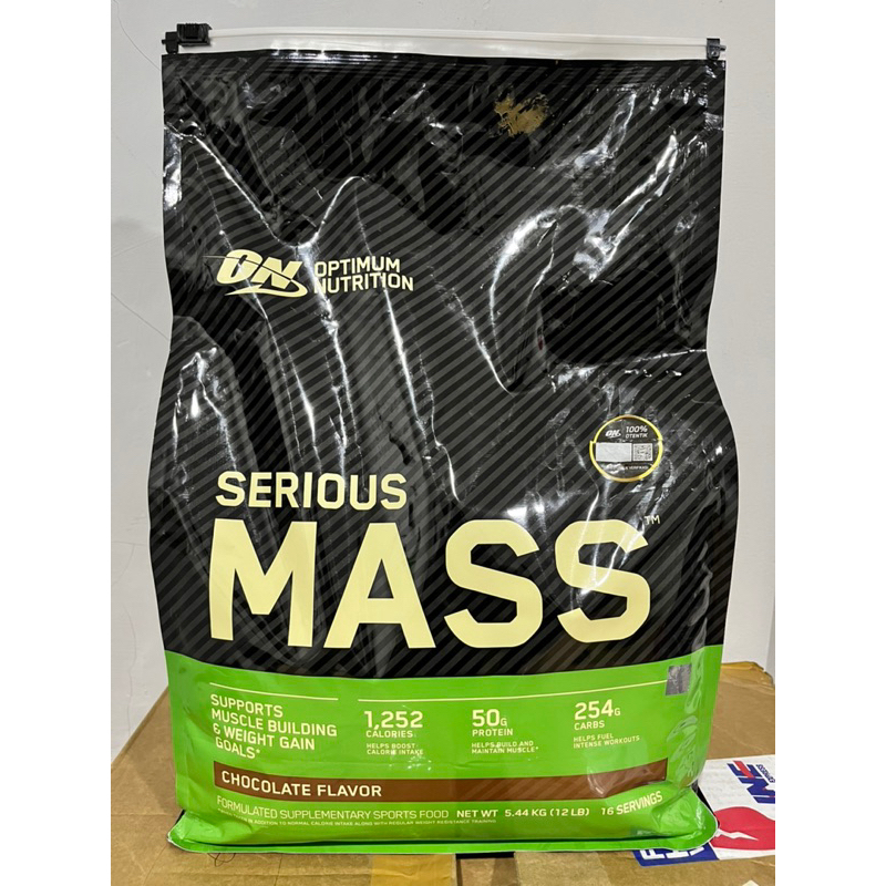 

Optimum nutritions serious mass 12lbs