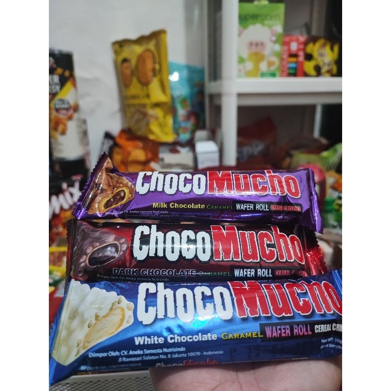 

choco mucho milk,dark dan white chocolate