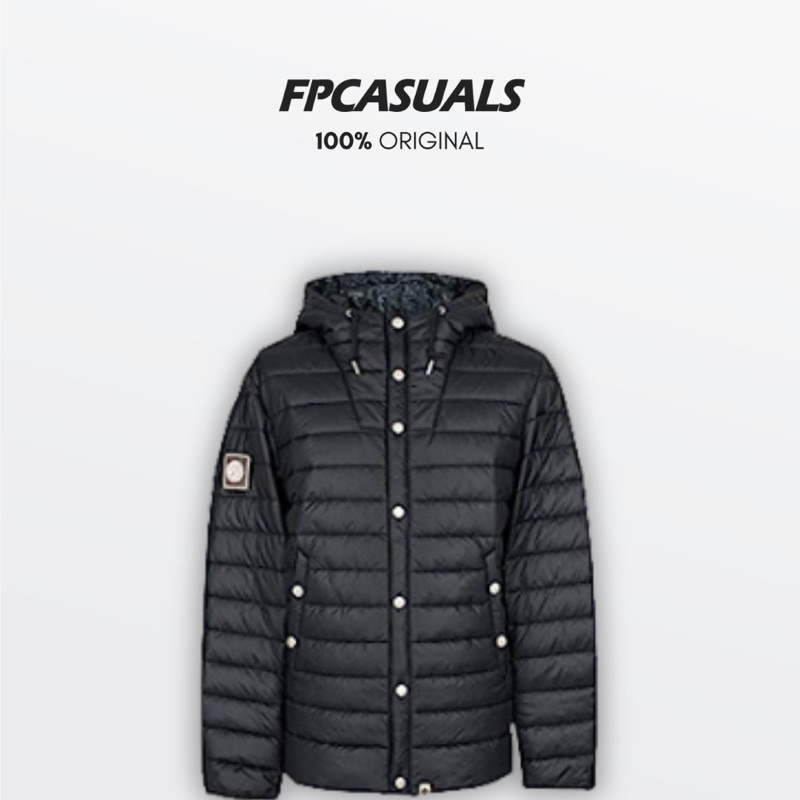 Pretty green quilted down jacket Original (bkn parka paisley )