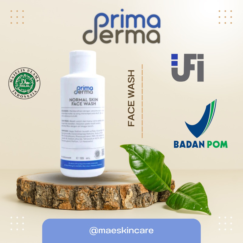 NORMLA FACE WASH PRIMADERMA BPOM