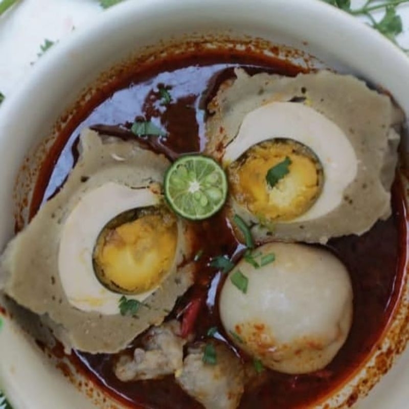 

baso Aci isi telur ayam enak gurih x-tra pedas sudah komplit full bumbu dll spesial banget harga reseller guys welcome