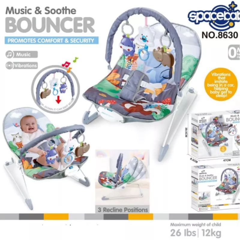 Space Baby Bouncer SB 8630 Baby swing Kursi ayun Space Baby SB 8630