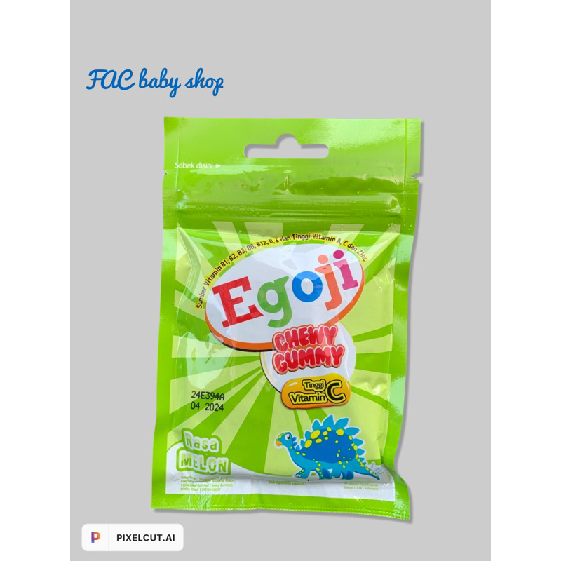 Egoji chewy gummy melon