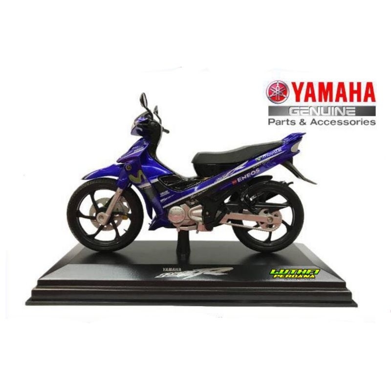 MINIATUR YAMAHA 125ZR MOVISTAR LIMITED EDITION ORIGINAL YAMAHA HONGLEONG MALAYSIA