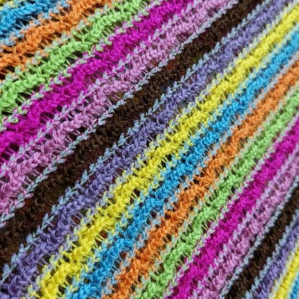 Bahan Rajut Pelangi Rainbow Best Quality