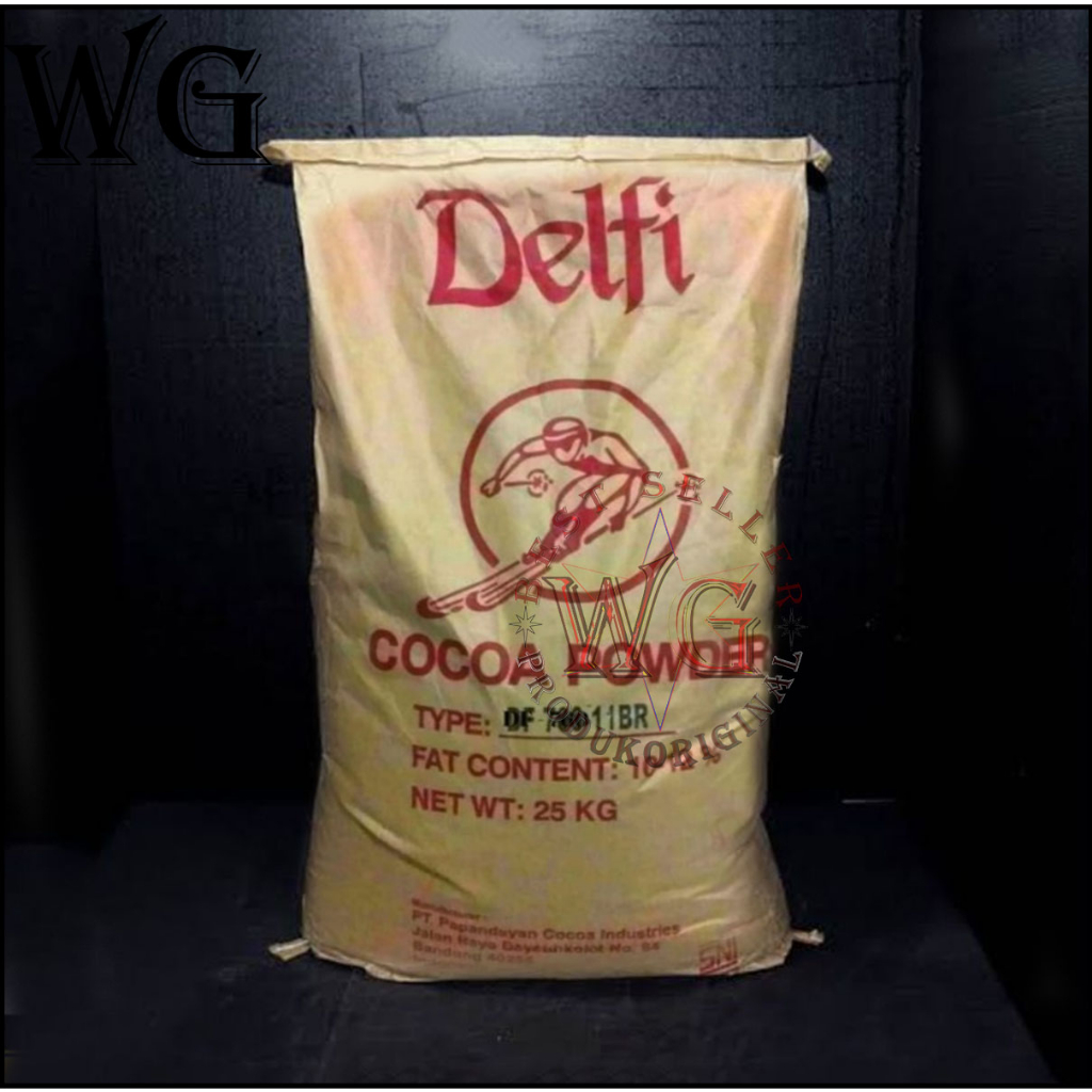 

COKLAT BUBUK DELFI 1 SAK DF760 COCOA POWDER 25 KG
