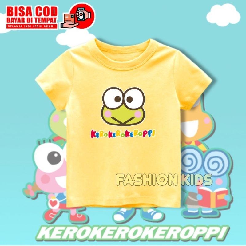 Kaos Anak Keroppi Sanrio / Baju Anak Keroppi Sanrio
