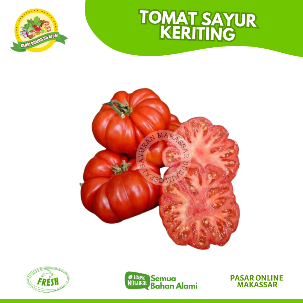 

Sayur Segar TOMAT KERITING MERAH 500GR Fresh SAYURAN ONLINE MAKASSAR