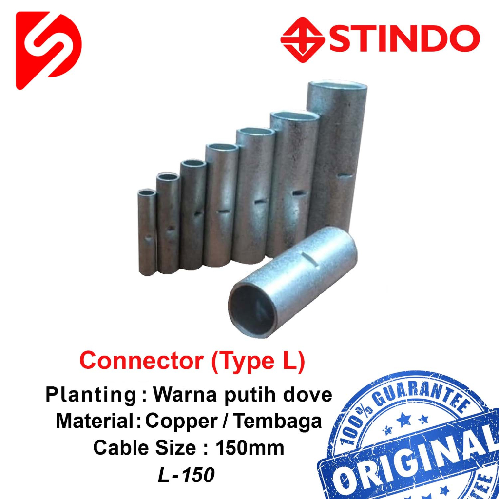 Connector Tembaga / Sok Skun Tembaga L-150 / L150 STINDO