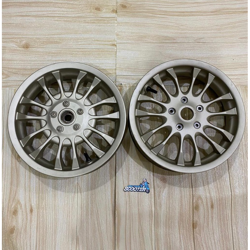 Rims Velg Original Ori Vespa Sprint Silver Crem Primavera LX S R12 Ring12