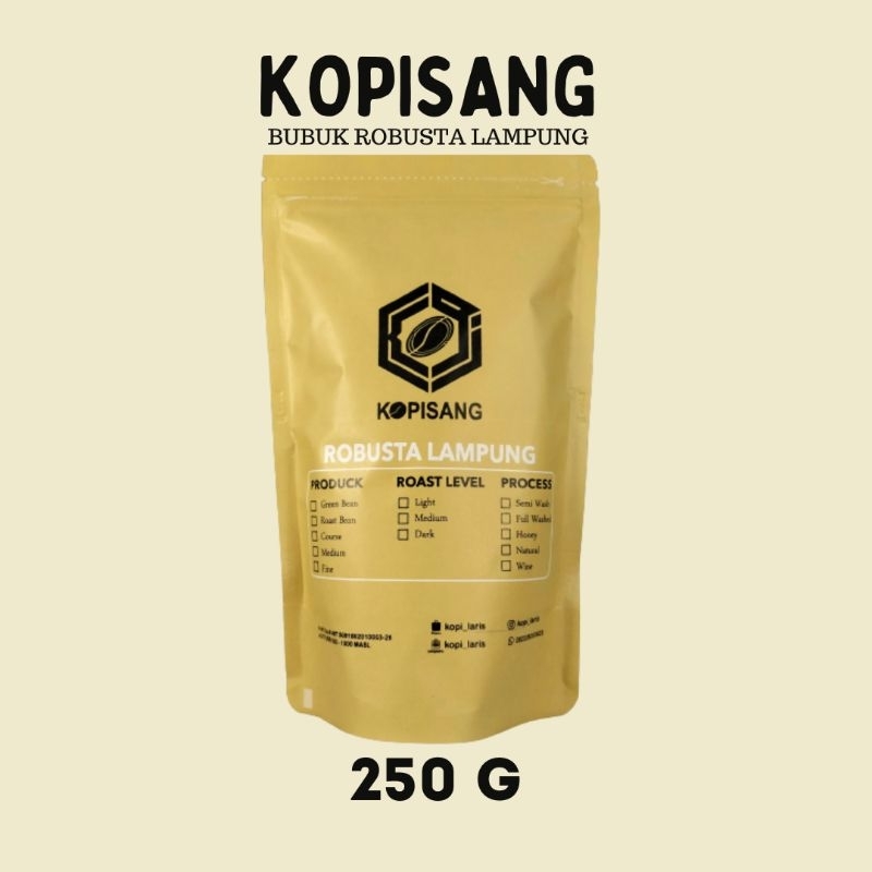 

KOPI BUBUK ROBUSTA LAMPUNG 250 G PREMIUM