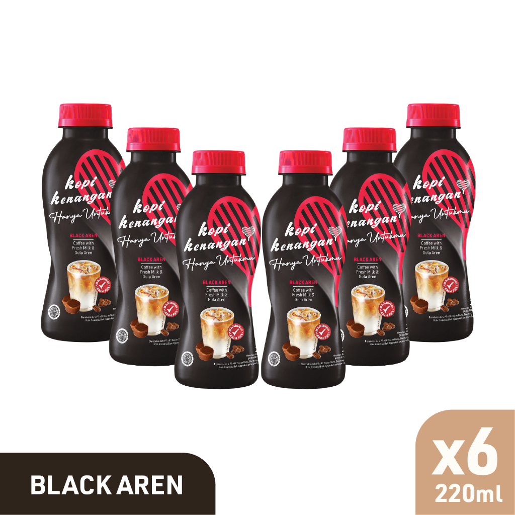 

Kopi Kenangan Hanya Untukmu Black Aren 220ml x 6