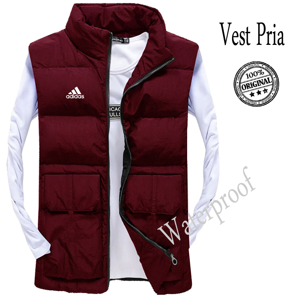 jaket pria waterproof outdoor rompi/Rompi Vest katun kanvas Outdoor / logo adds / kami melayani requ