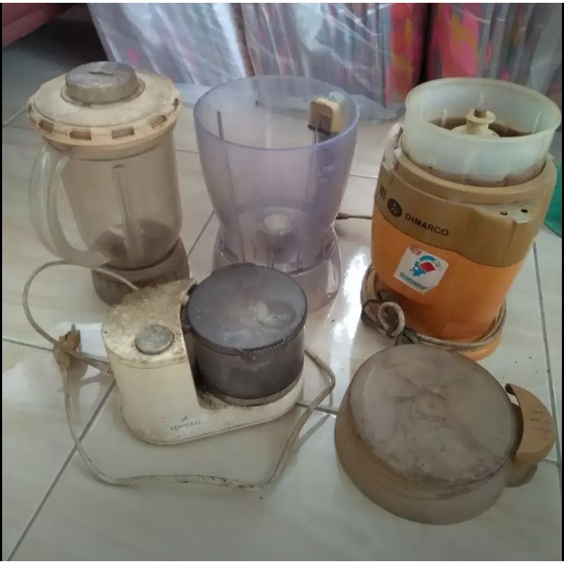 [RUSAK] Spare Part Blender Juicer Gelas Giling Daging DIMARCO KENWOOD Mesin