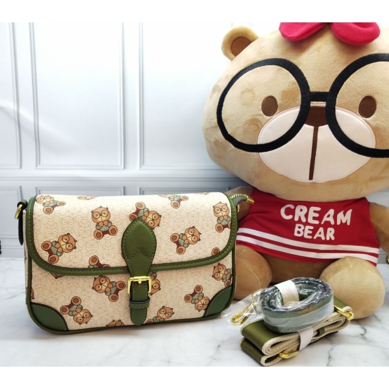 C12512 Tas Cream Bear Original / Selempang Wanita