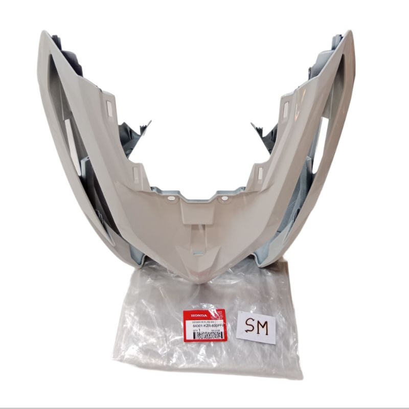 Cover Front Tameng Lampu Depan Putih Vario 125 Old 64301-KZR-600PFW Asli Original Honda