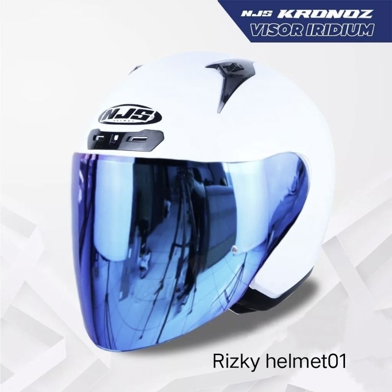 Helm half face NJS Kronoz putih