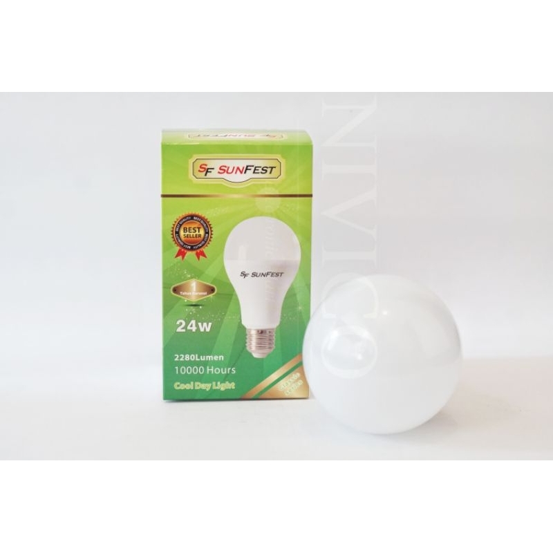 Lampu LED BULB SUNFEST 24 W COOL DAY LIGHT 7000 K CLASSIC SERIES