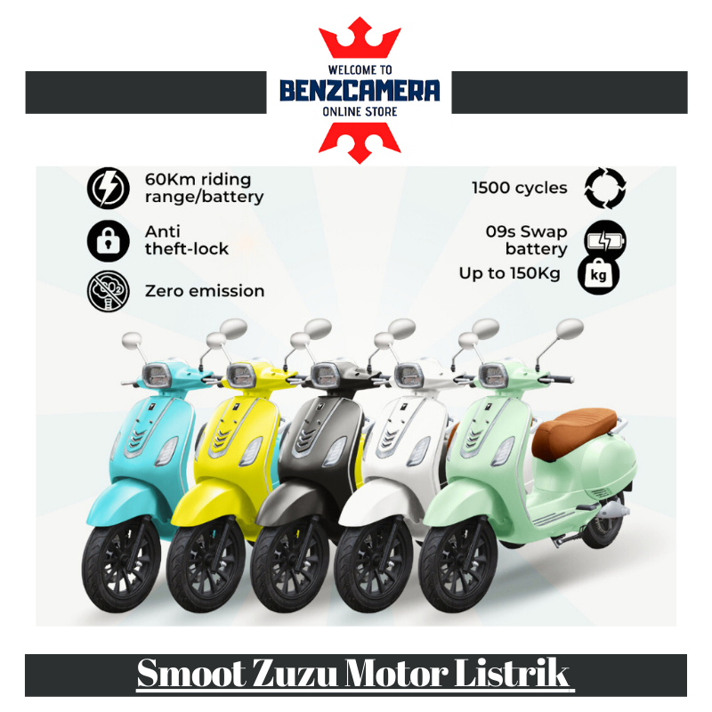 Smoot Zuzu Sepeda Motor Listrik FREE PENGIRIMAN JADETABEK