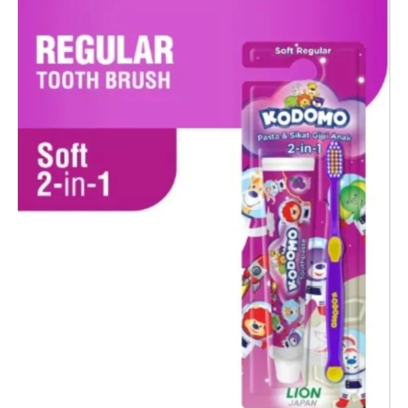 KODOMO SIKAT DAN PASTA GIGI ANAK FREE HADIAH