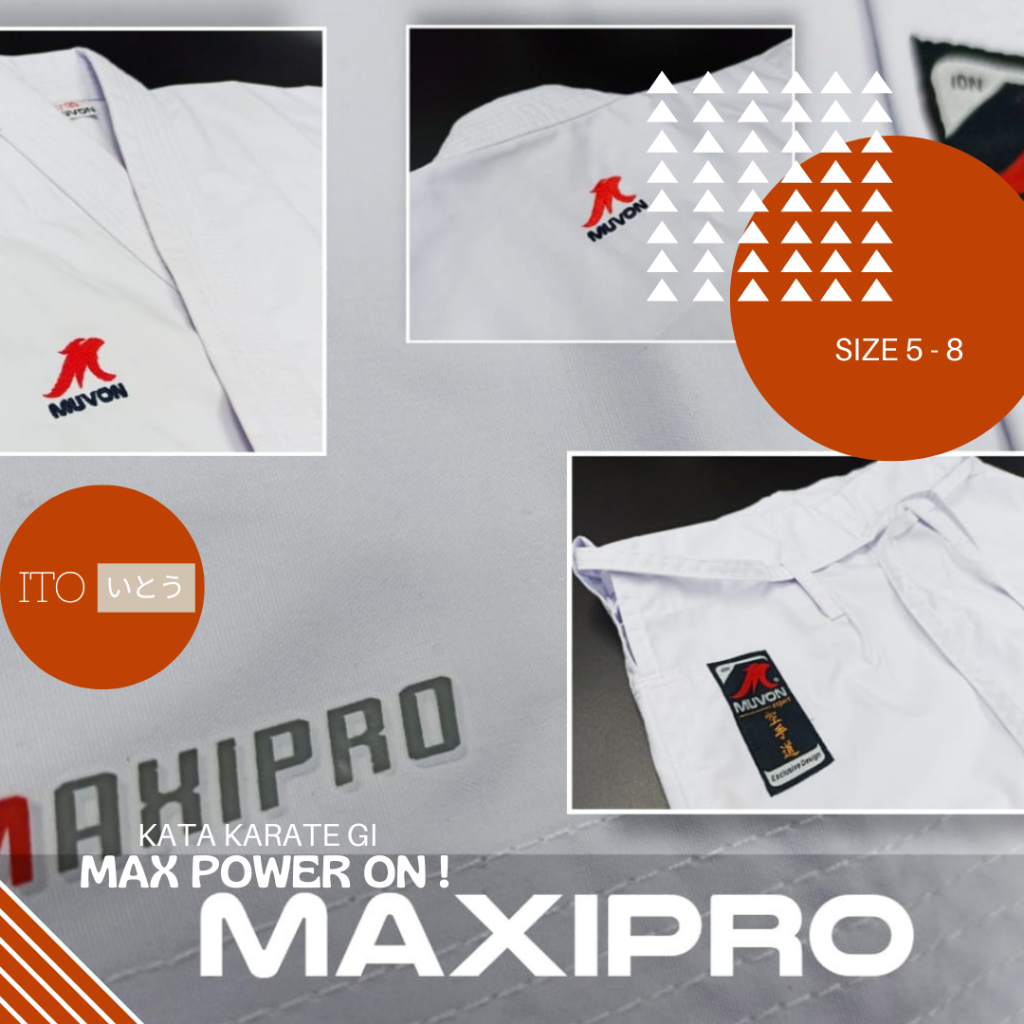 Karate- Gi (Baju Karate) Maxipro Muvon | Termurah