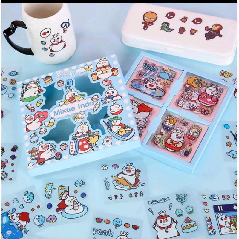 

20 Lembar / 100 Lembar - Stiker Deco MIXUE Waterproof