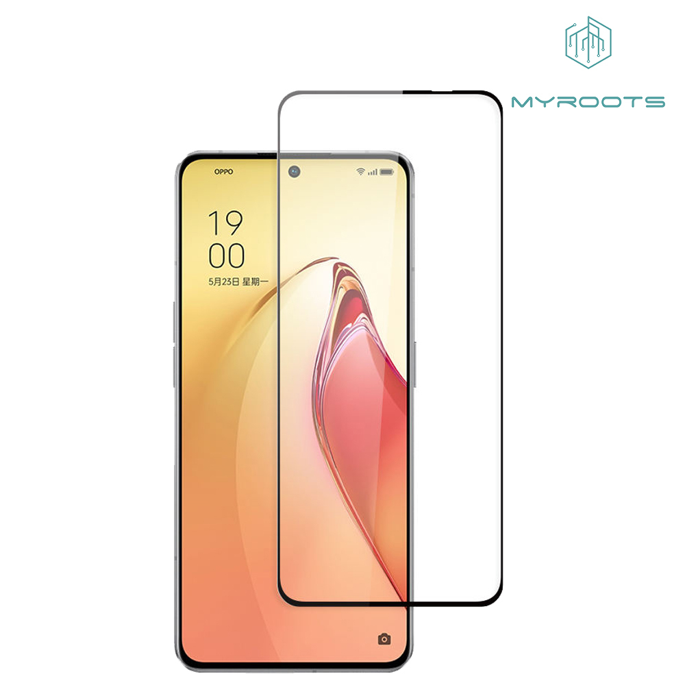 Myroots Tempered Glass Full HD Oppo Reno 12F 12 11F 8 8z 8T 7 7z 6 5 5F 4F 2F 3 Pro 4G 5G Screen Pro