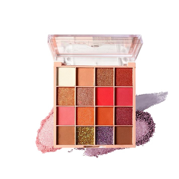 MC - 3043 Lameila 16 Color Eyeshadow Palette Matte Pearlescent