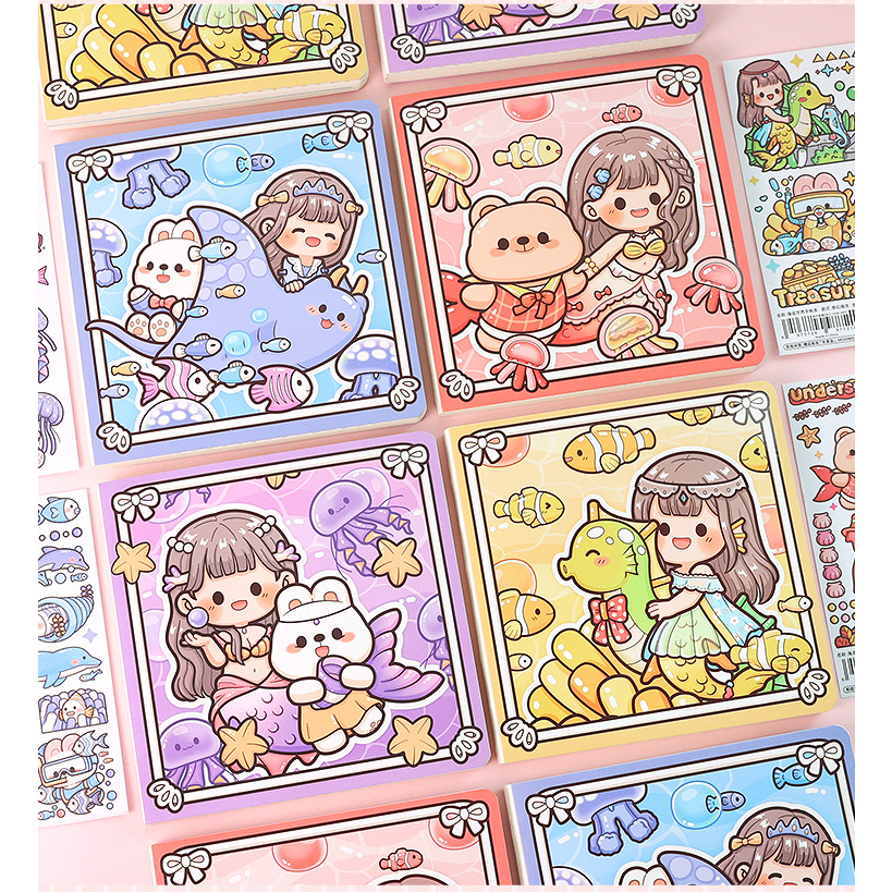 

BUKU DIARY BOOK JURNALING DODOGIRL UNDERSEA SERIES IMPORT (FREE STIKER)